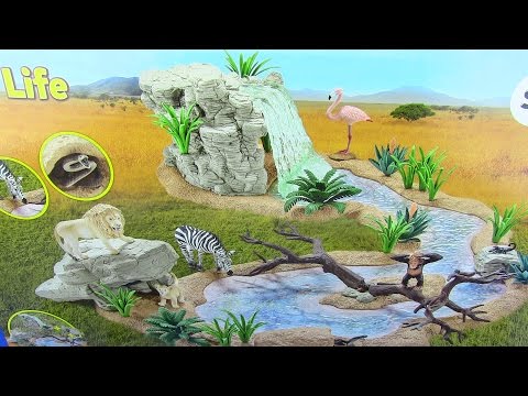 ZOO Wild Animals In Jungle Safari I Schleich 42321 Toys Collection - video for kids