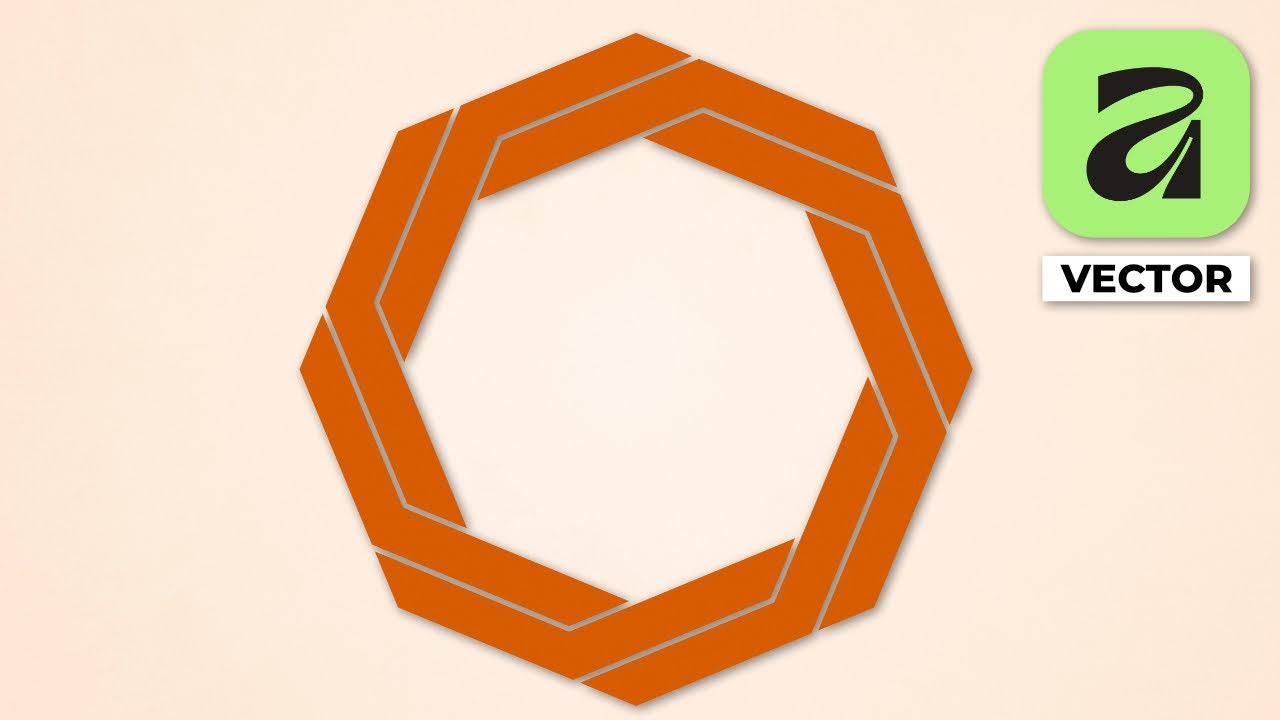 How to Create an Octagon Spiral Logo in Affinity (Vector Studio)