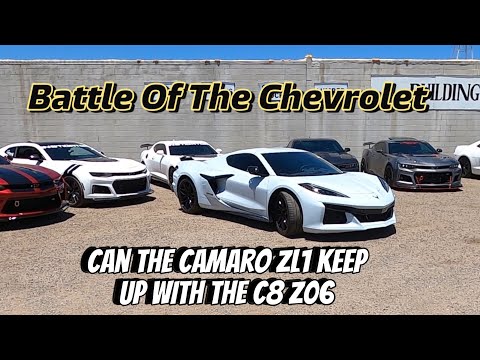 C8 Z06 Cruising with The Camaro ZL1 & CCAZ