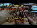 Proses Lengkap Pembuatan Tasbih Galih Akar Ngorak Kayu Nogosari 5mm