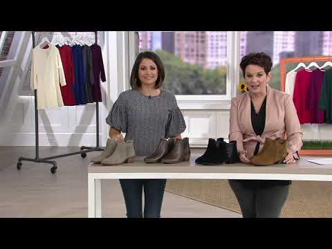 Vince Camuto Leather or Suede Booties - Pippsy on QVC