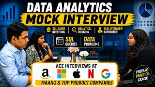 Data Analytics mock Interview for fresher Level | Full SQL Based question asked by HR .
