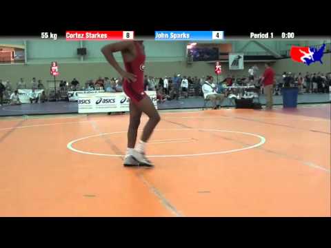 Cortez Starkes vs. John Sparks at 2013 ASICS University Nationals - FS