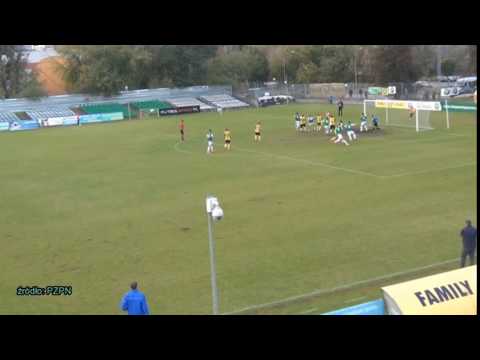 2016.10.08 Warta - Siarka 1:3 - gol (1:3) J.Paczyńskiego
