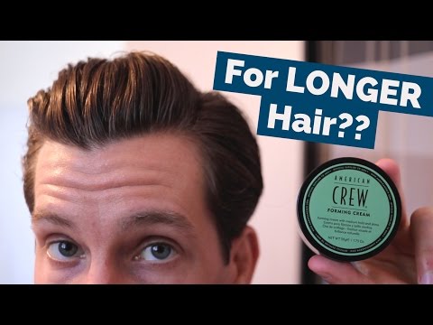 American Crew Forming Cream Review | Thick Hair Side...