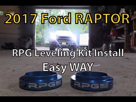 2017 Ford F150 Raptor RPG Coil Spring Perch Collar Leveling Kit Install. THE EASY and FAST WAY