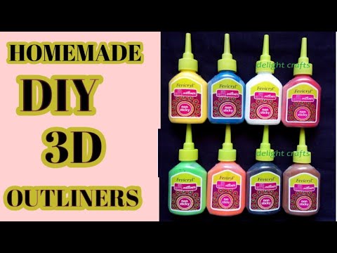 How To Make A 3D Outliners At Home / Homemade DIY 3D Outliners!!!!