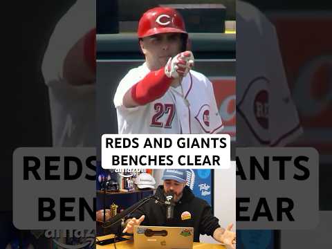Reds and Giants benches clear after this incident, a breakdown #baseball #mlb #sanfrancisco #jomboy