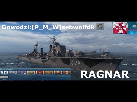Ragnar -- European destroyer Tier X. World of Warships. 0.10.11.0. 87K DMG, 1 Kills