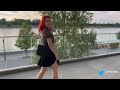 Shiny Tights Outdoors Walking In Heels And Pantyhose At The Shopping Mall Ichigo Ema