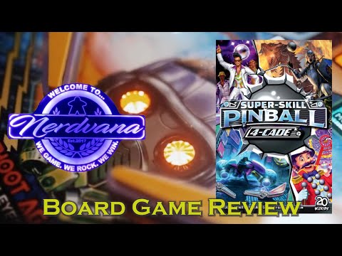Super Skill Pinball 4-Cade Board Game Review - Legends of Nerdvana