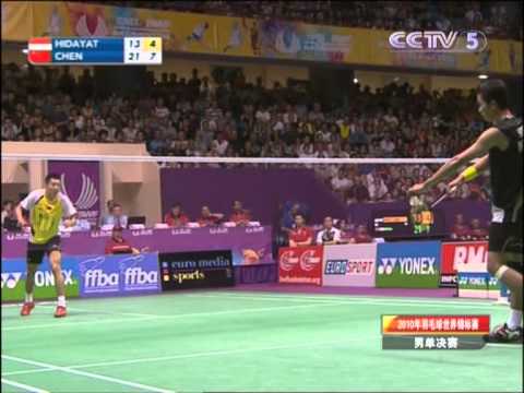 2010 World Championships MS Final Chen Jin (CHN) VS Taufik Hidayat (INA)