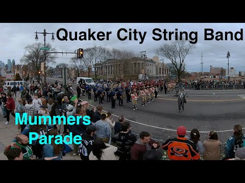 Quaker City String Band Mummers Parade  Philadelphia 2022