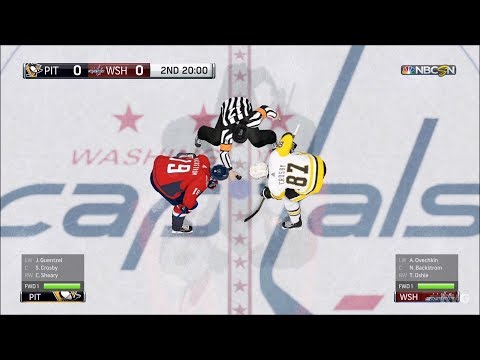 NHL 18 - Washington Capitals vs Pittsburgh Penguins - Gameplay (HD) [1080p60FPS]