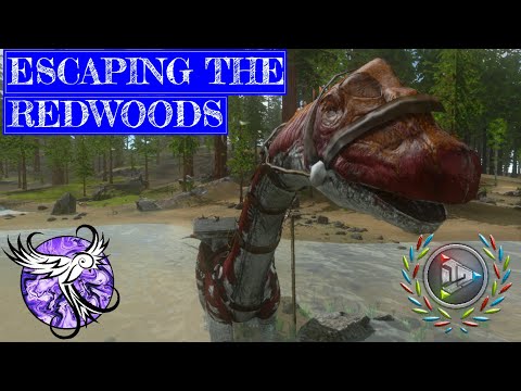 ESCAPING THE REDWOODS | Nomadic Survival Ep4 | ARK Survival Evolved Mobile