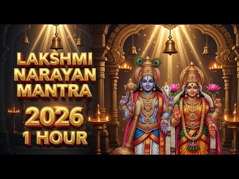 Lakshmi Narayan Mantra 1 Hour | New Year 2026 Prosperity & Peace |  Divine Vishnu Lakshmi Chant