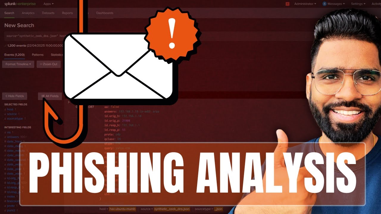 Phishing Analysis with real email Sample