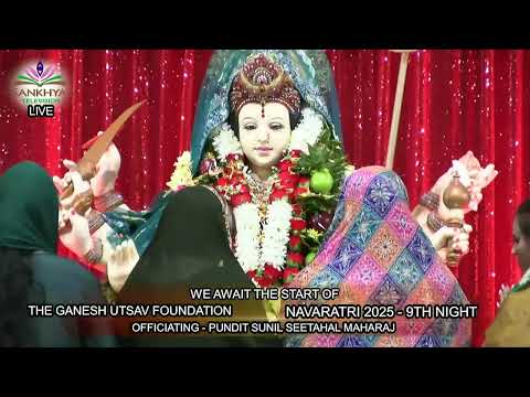 The Ganesh Utsav Foundation - 9th Night Navaratri 2025 offi Pt Sunil Seetahal Maharaj