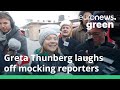 These reporters tried to goad Greta Thunberg. She wasn’t having any of it.