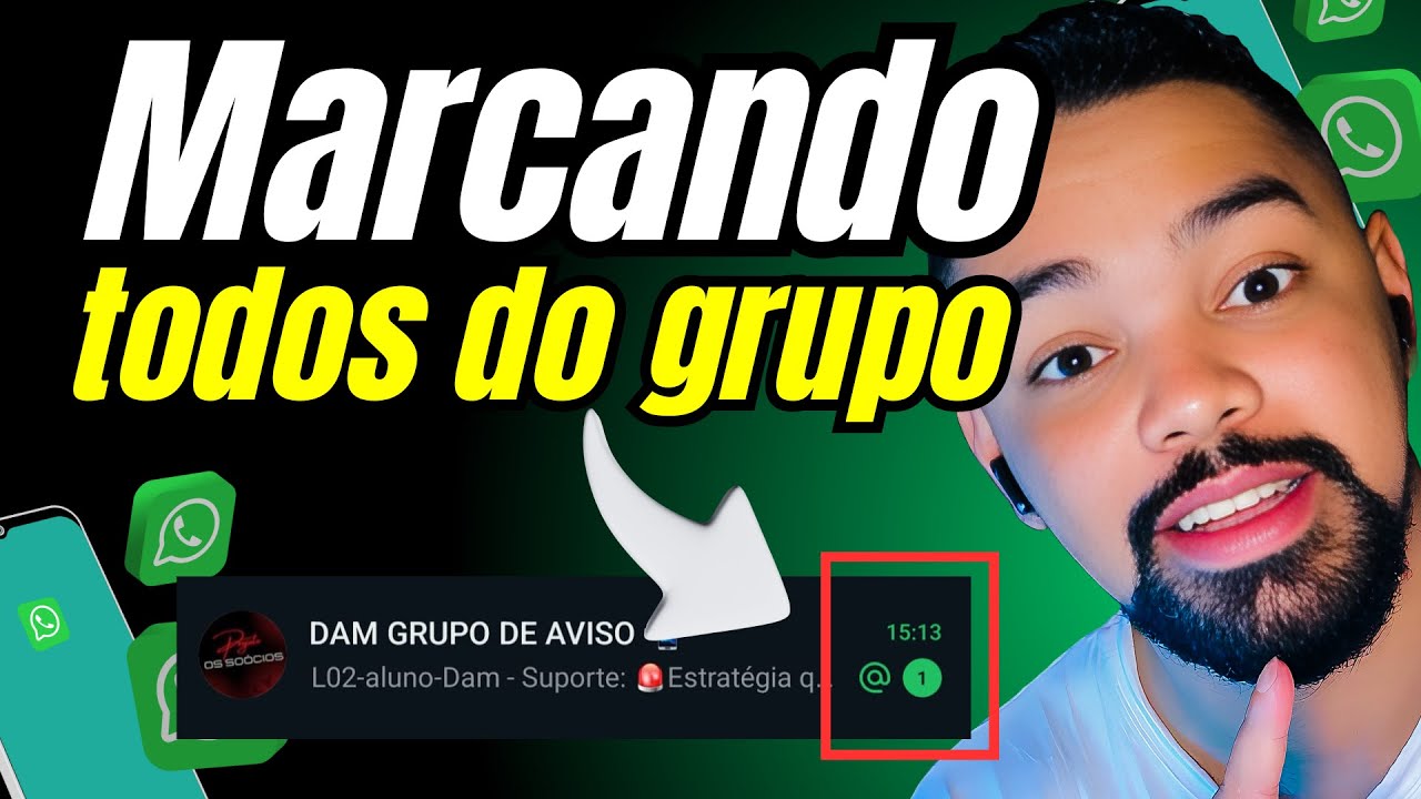 ✅ Atualizado I Como Marcar Todos no Grupo do WhatsApp I Ferramenta para marcar todos do grupo whats