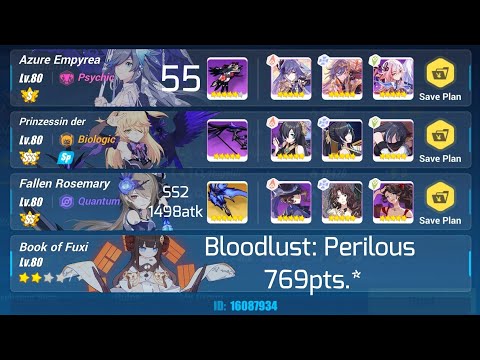 [HI3 SEA] (RL 378D) | Bloodlust: Perilous | AE, Fischl, FR(SS2) - 769pts.*
