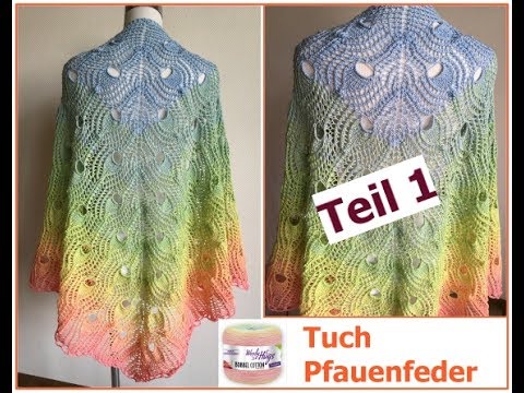 Knitting a Peacock Feather Shawl - Part 1 with Veronika Hug