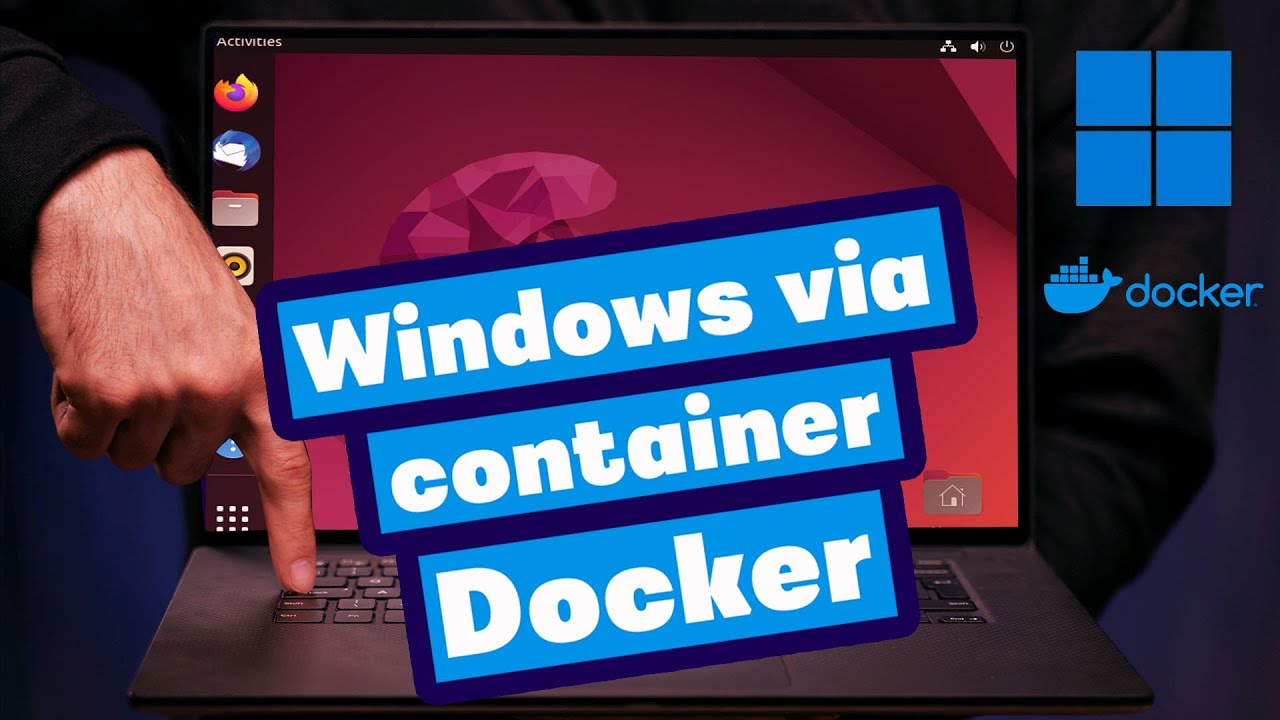 WINDOWS VIA CONTAINER DOCKER - Não perca tempo instalando o Windows - KVM VNC RDP!