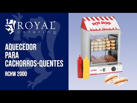 vídeo - Aquecedor para cachorros-quentes - 2000 watts