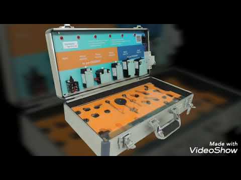 Abs aluminium briefcase black