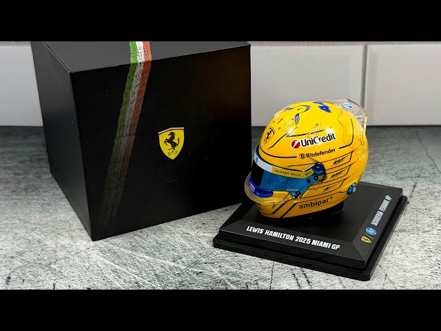 Vídeo relacionado con OPO 10 - Casco de Fórmula 1 Compatible con Ferrari F1: Mario Andretti 1982 - Escala 1/5 - CAS13