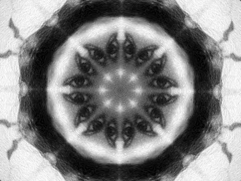 "She's a very nice lady kaléidoscopique" (2018) by Gérard Courant