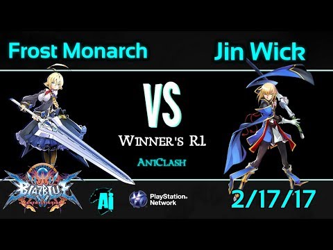 AniClash 60 - Frost Monarch (Es) vs. Jin Wick (Jin) Winner's R1 - BBCF Blazblue CF