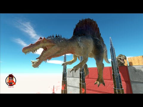 Jump Over Piercer Trap | Who can pass - ARBS- Animal Revolt Battle Simulator