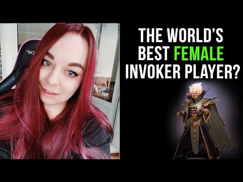 The World's Best Female Invoker Player?! Amazing INV0KERGIRL Gameplay Compilation - Dota 2