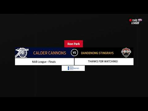 NAB LEAGUE 2019: 1ST ELIMINATION FINAL - Calder Cannons vs Dandenong Stingrays (Full Game)