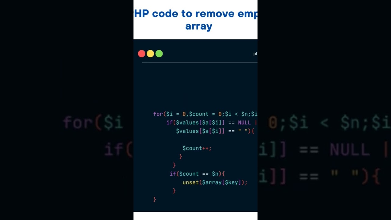 Remove NULL or empty value from a associative array using php