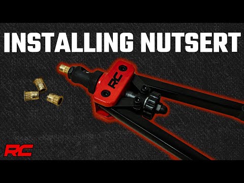 Installing Nutsert With And Without Tool