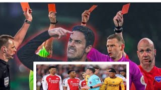 Michael Oliver Faces Backlash Over Controversial Red Card Decision in Arsenal-Wolves Clash