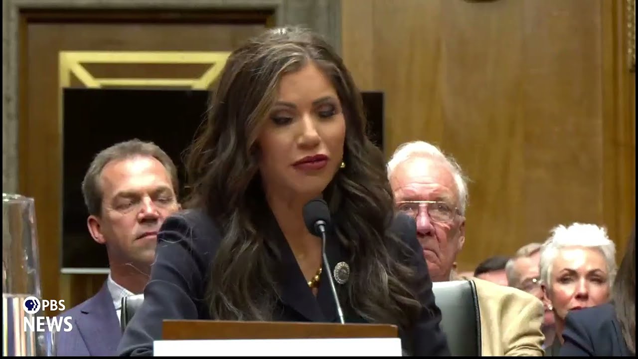 WATCH: Noem says she will shut down CBP One app ‘on day 1’ | Trump confirmation hearings