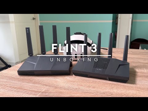 Unboxing the Flint 3 Router for VR!
