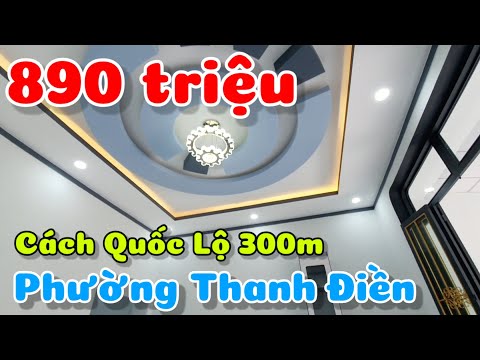 Nhà em Thảo xây mới 100% đất ở đô thị phường Thanh Điền Tây Ninh giá 890 triệu gần Quốc lộ 22B Chợ