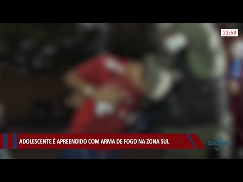 Adolescente é apreendido com arma de fogo na zona sul de Teresina 10 08 2021