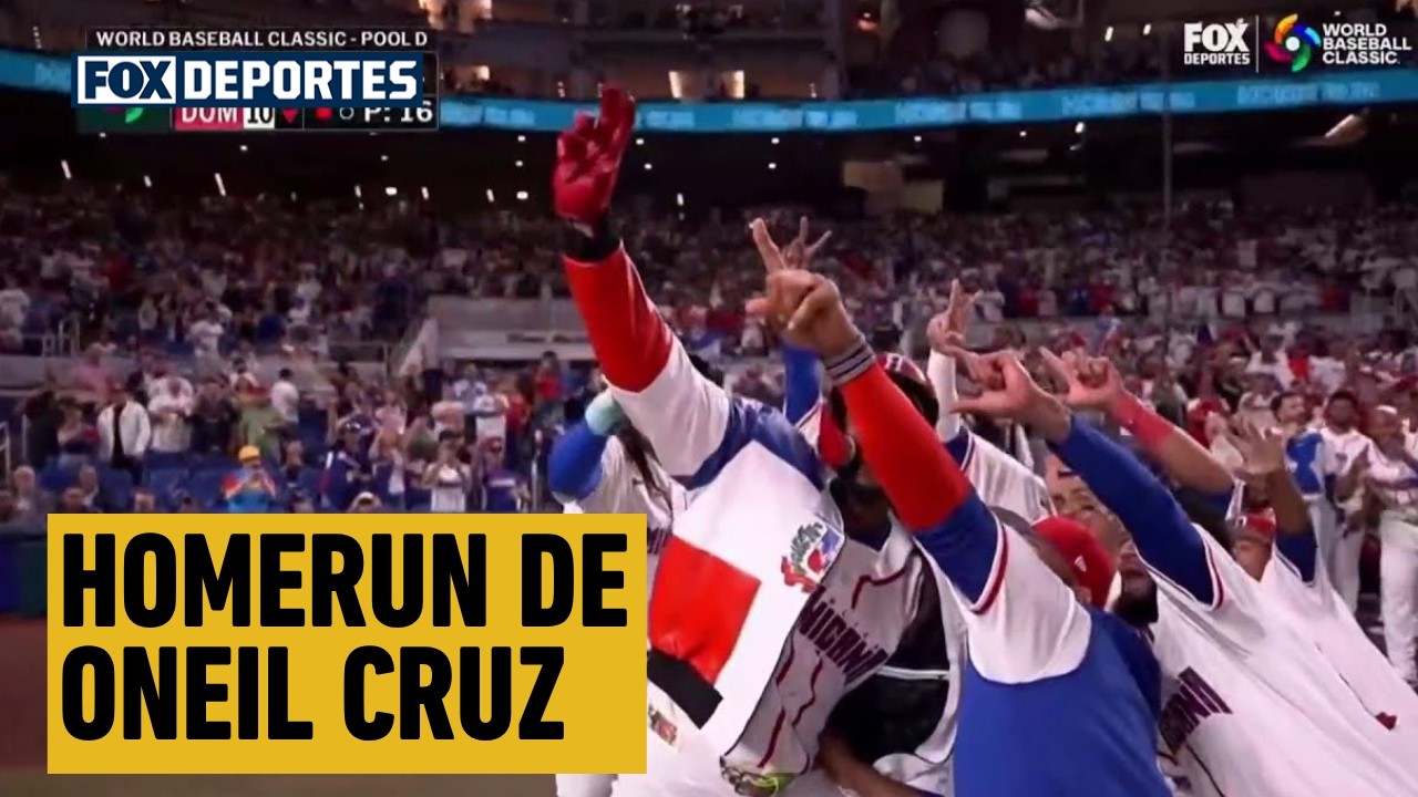 😲⚾ HOMERUN DE Oneil Cruz | Nicaragua 3-10 República Dominicana | World Baseball Classic 2026