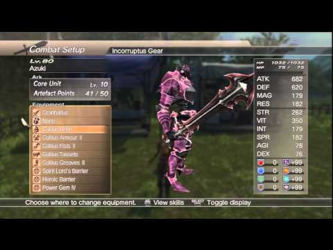 WKC 2 Avatar Knight Armor Set - Gallius GR 23 - White Knight Chronicles II