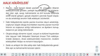 Eğitim Vadisi 10.Sınıf TDE 5.Föy Dede Korkut Hikayeleri Konu Anlatım Videoları