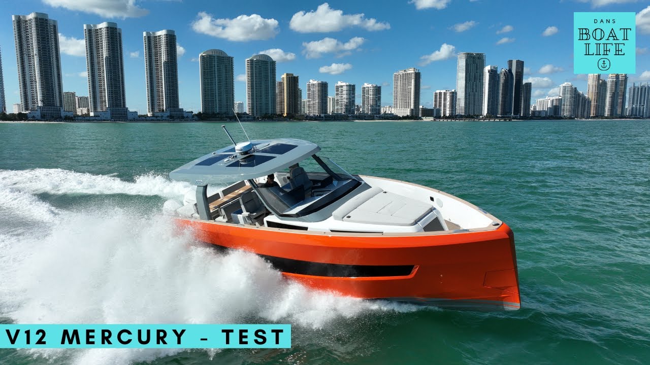 Mercury V12's on a Fjord 41XP - TEST DRIVE!!