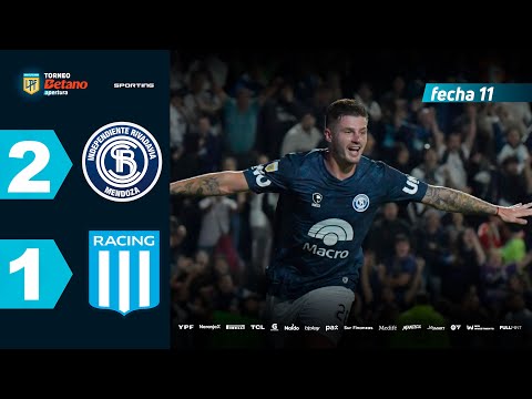 INDEPENDIENTE RIVADAVIA 2 - 1 RACING I Resumen del partido | #TorneoBetano Apertura 2025