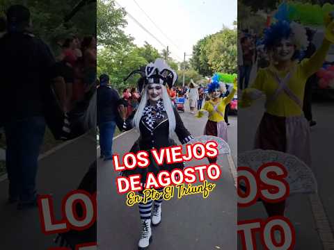 Las travesuras de los viejos de agosto 👺🧚🏻‍♀️🎉🦹🏻‍♀️🥳 #ViejosdeAgosto #elsalvador