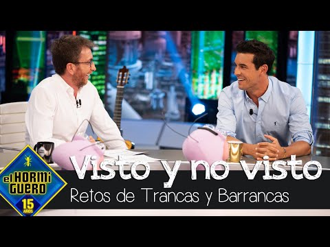 Mario Casas se juega su prestigio con la prueba fotográfica de Trancas y Barrancas - El Hormiguero