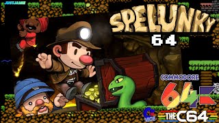 Spelunky64 - New C64 Game #commodore64 #c64 #c64games